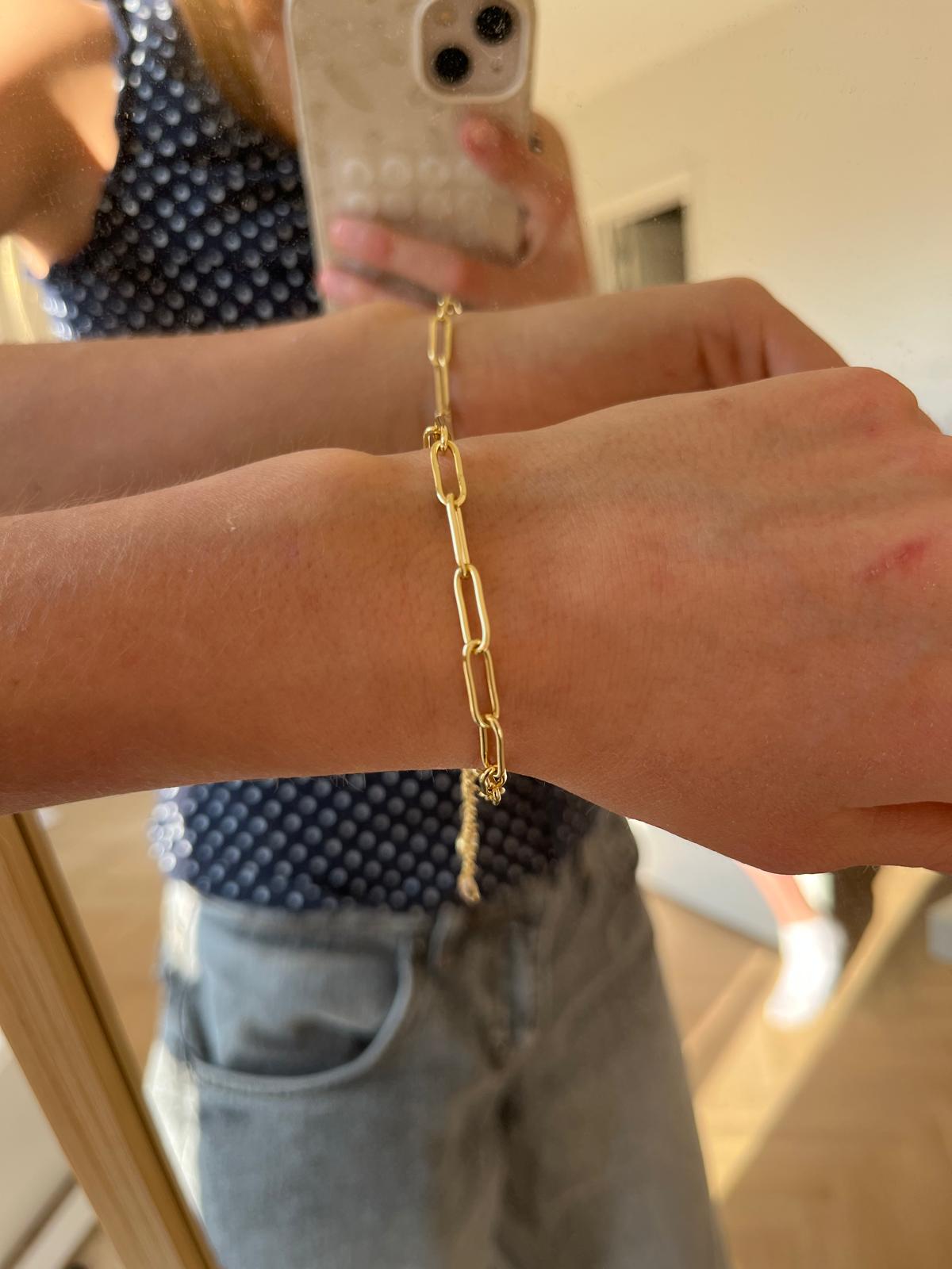 The Paperclip Chain Bracelet