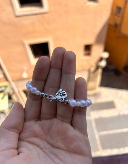 Pearl Charm Bracelet